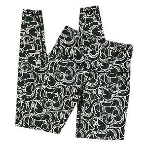 Zoozatz Womens Michigan State Spartans Leggings Small Yoga Running pants Logo